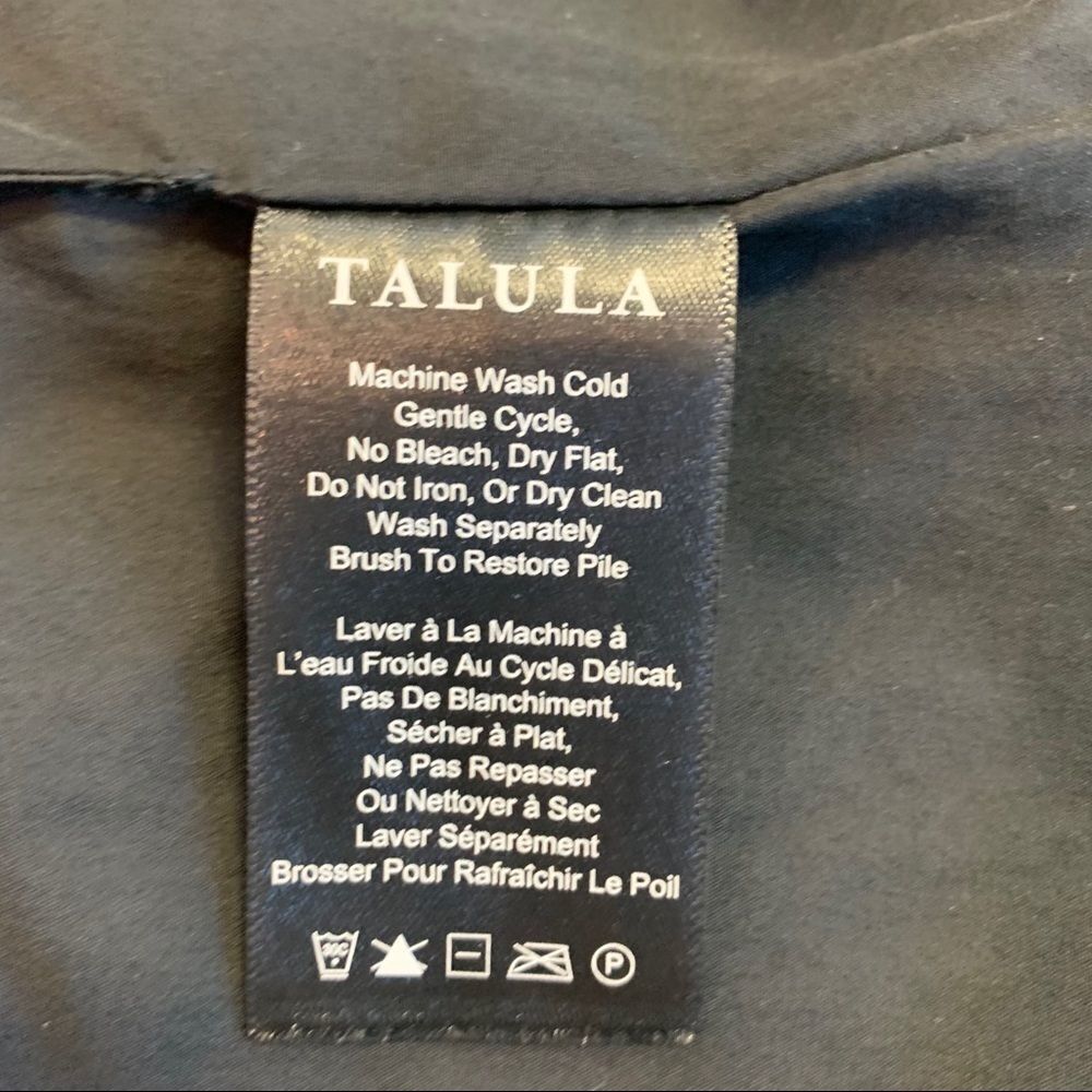 ARITZIA Talula fur vest black brown cream colours size XXS - Picture 10 of 13